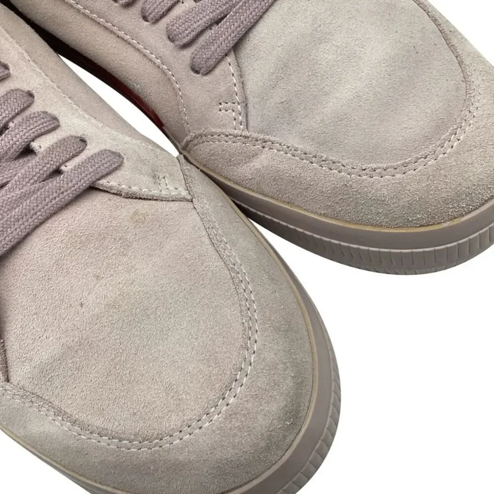 Off-White Vulcanized Low Sneakers in Pink Suede